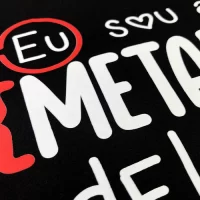 Camiseta Masculina Preta Eu Sou a Meta Dela - Image 3