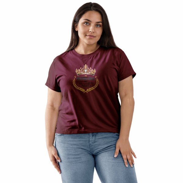Camiseta Feminina Vinho Herdeira de Cristo