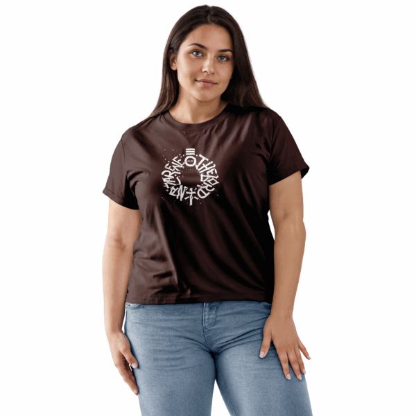 Camiseta Feminina Marrom Nazarene you are the Lord