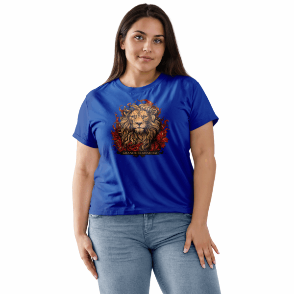 Camiseta Feminina Azul Royal Grande El Shaddai